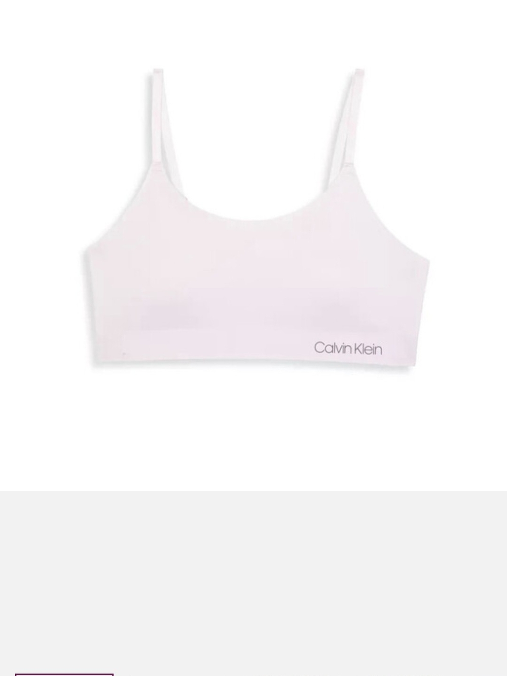 Calvin Klein Light Pink Bralette